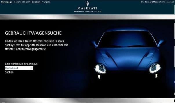 Der Einstieg in die Welt von Maserati führt oft über ein Fahrzeug aus Vorbesitz.